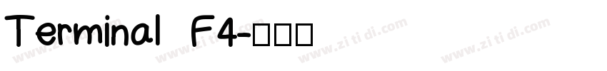 Terminal F4字体转换